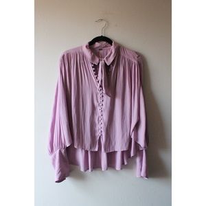 Lilac Free People Blouse